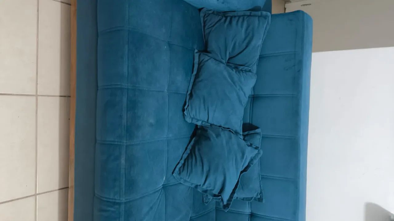 Sofá Azul Confortável e Moderno - Foto 4