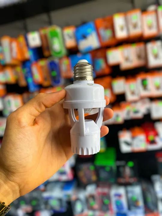 SENSOR DE PRESENÇA PARA LÂMPADA BOCAL KAPBOM KA-9865 - Foto 6