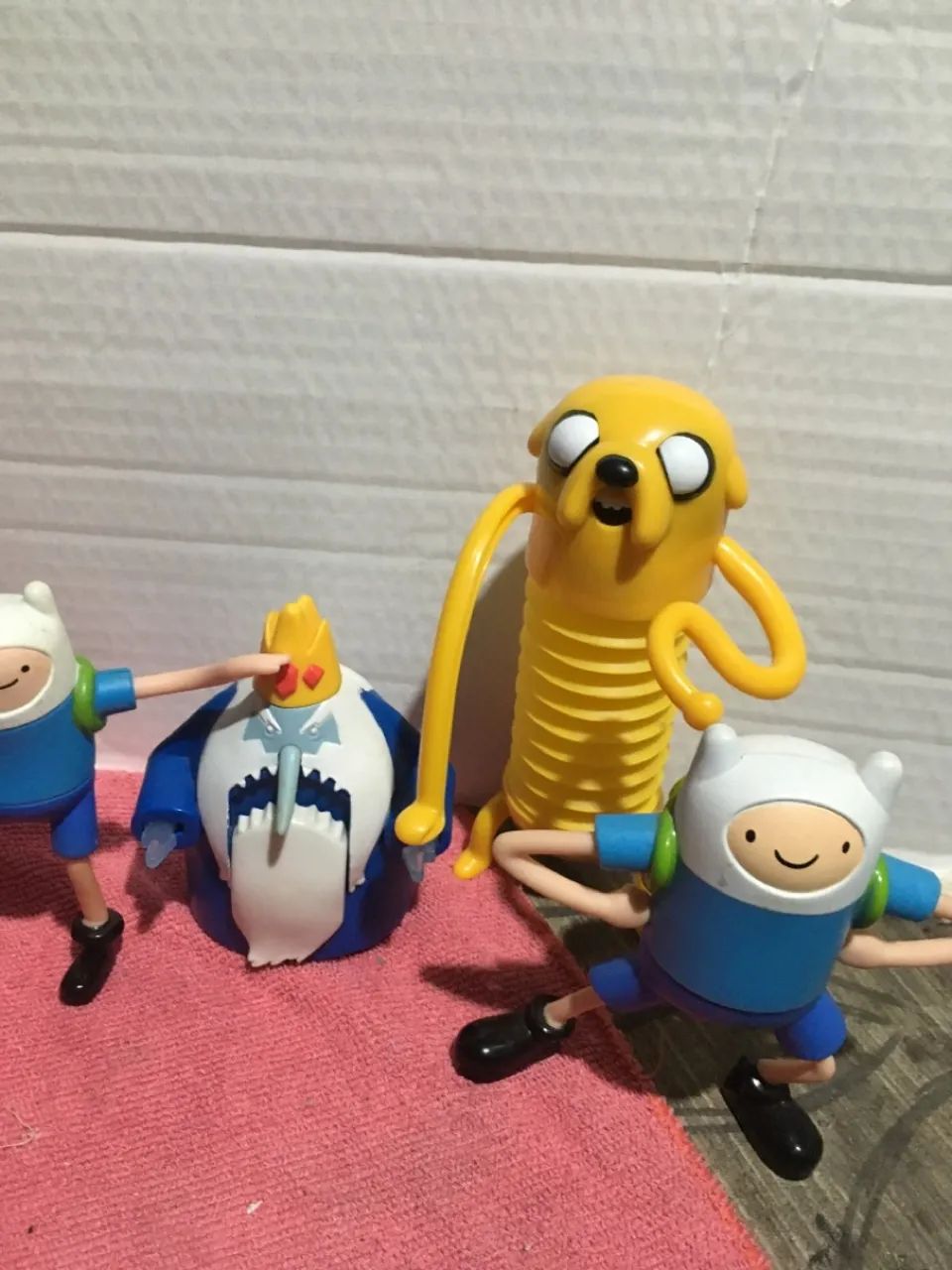 Bonecos Adventure Time - Finn, Jake, Ice King e Marceline