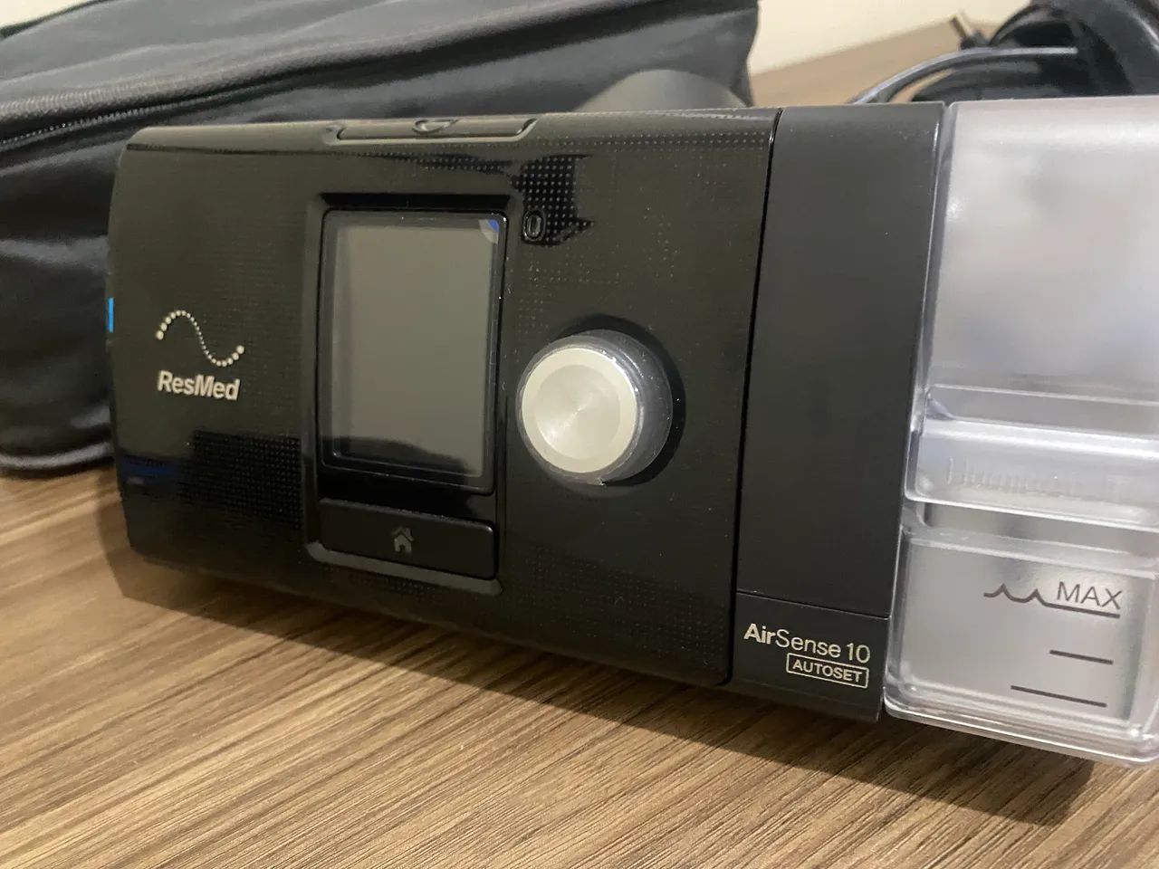CPAP Resmed Airsense 10 automático + traqueia nova brinde  - Foto 2