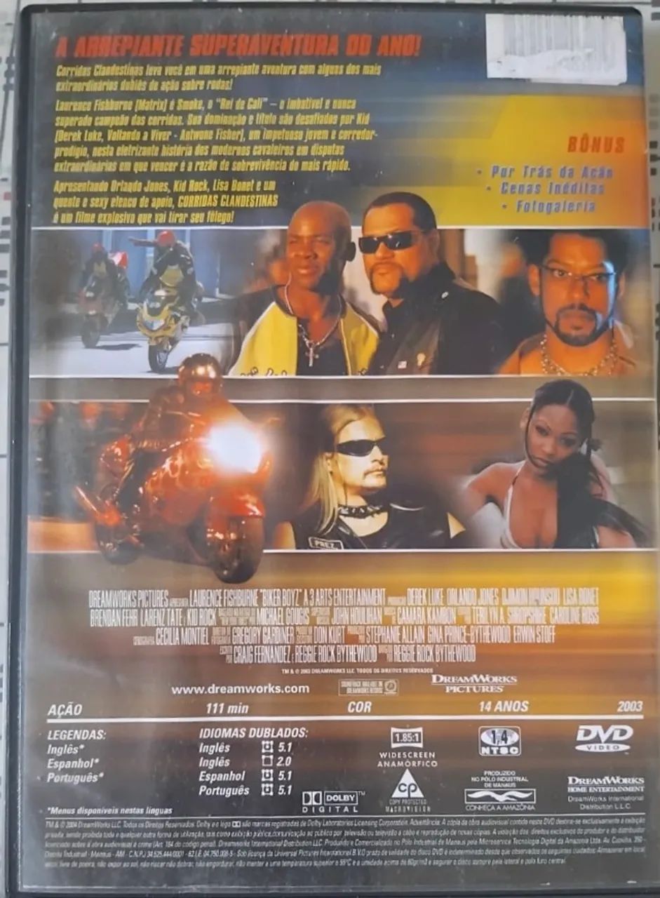 DVD corridas clandestinas com Laurence Fishburne - Foto 2
