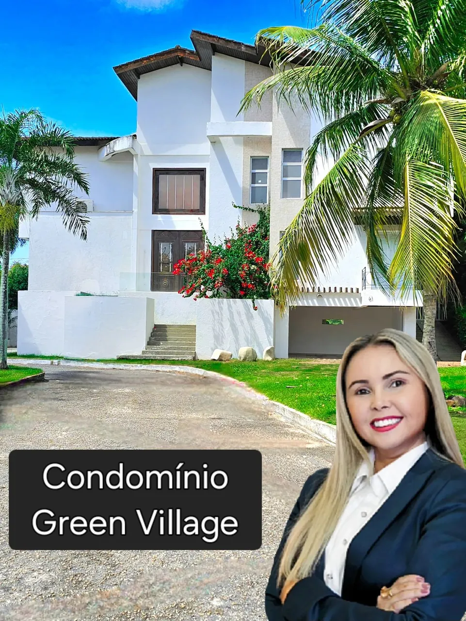 Casa no Green Village com 800m² de área construída. São 5 suítes, espaço gourmet, piscina.