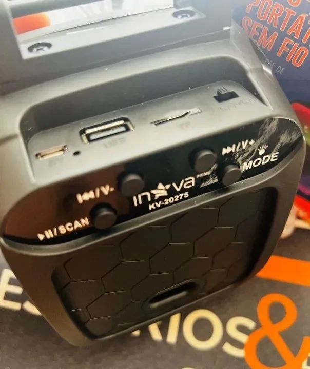 Caixa de Som Bluetooth/radio/pendrive/cartão - Inova - Foto 5