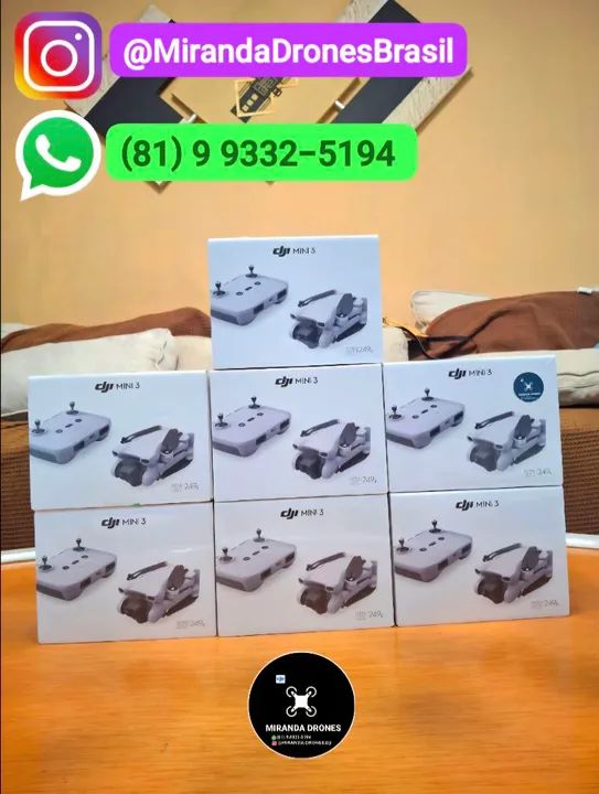 Drone DJI Mini 3 - Novo