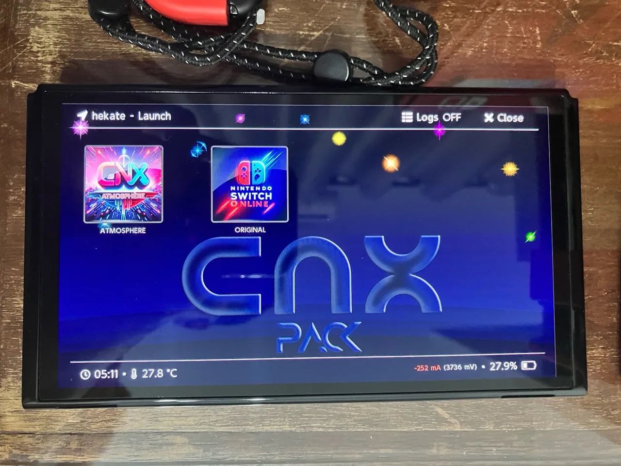 Nintendo Switch Oled Mario Edition Desbloqueado + cartão 128gb - Foto 3