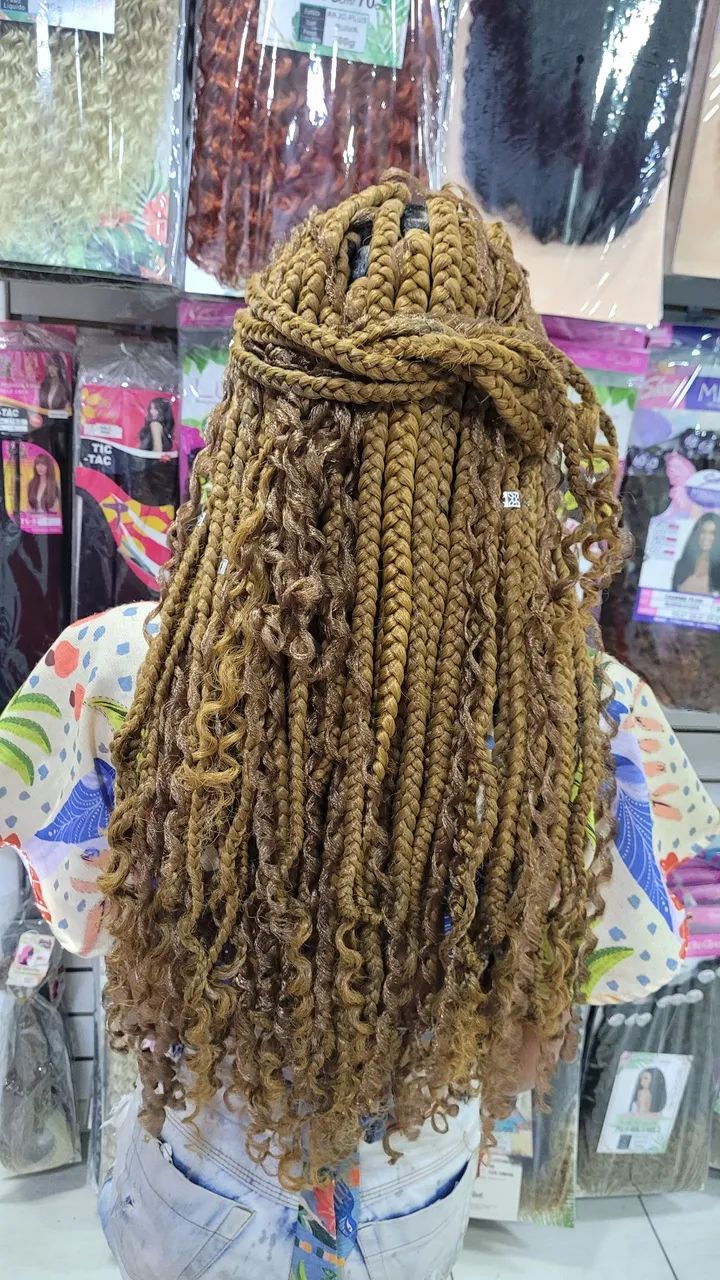 Tranças Box Braids e colocação de cabelos todos os métodos 