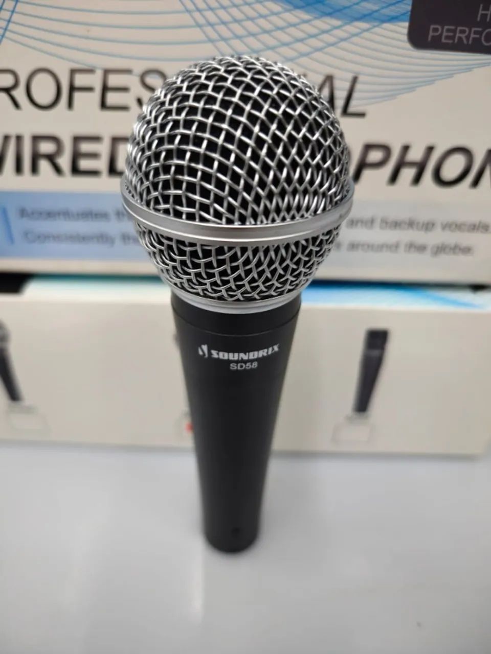 Microfone Soundrix Sd-58 Vocal Dinâmico!! - Foto 3