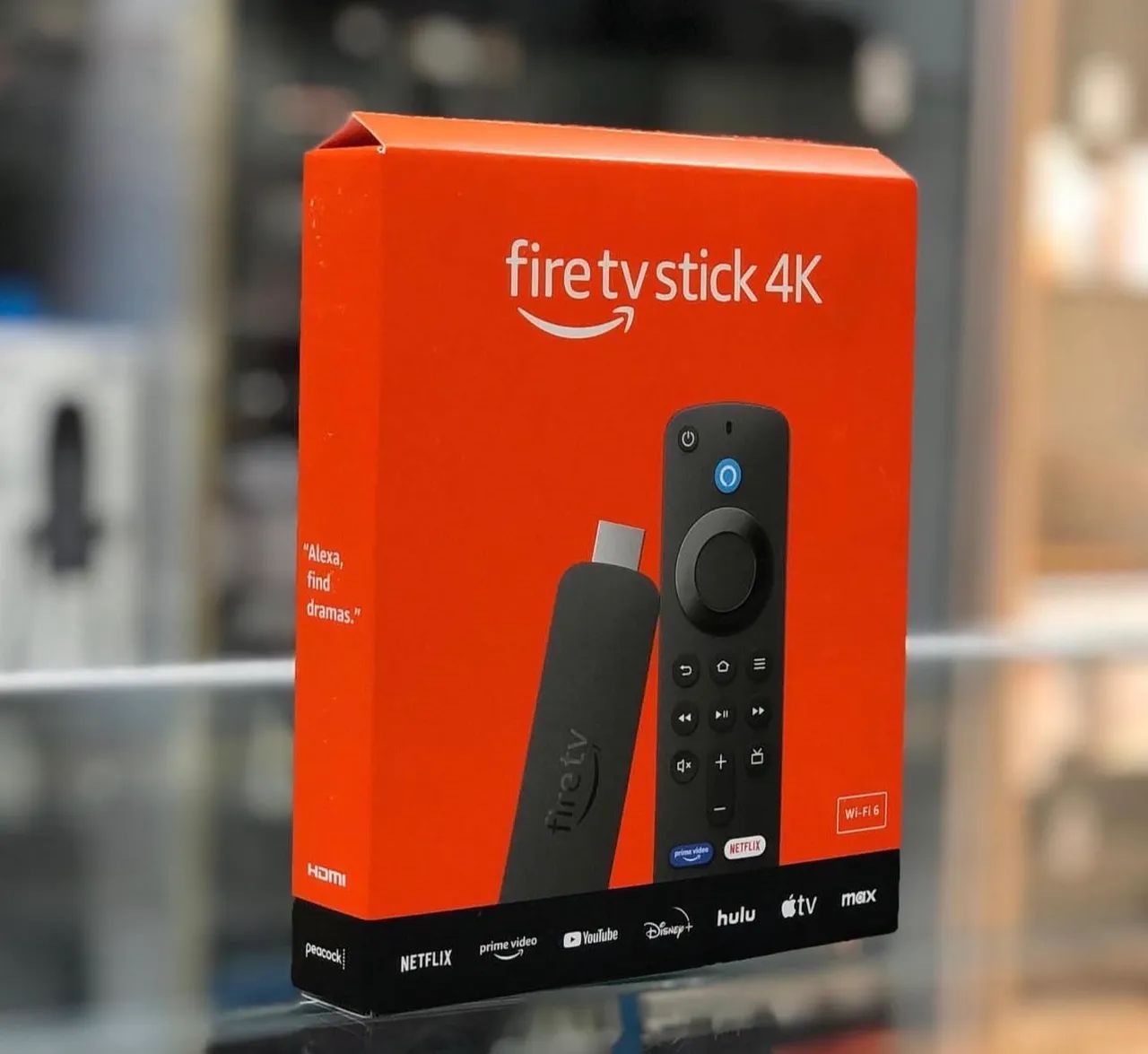 Fire Stick 4K Amazon Lacrado Disponível 