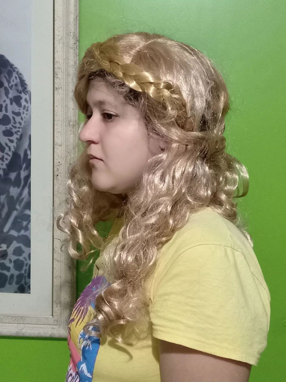 Coroa de trança ruiva para cabelo