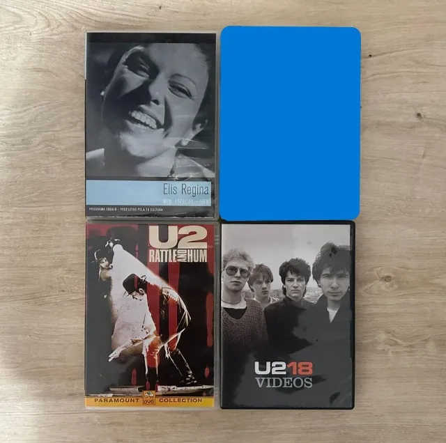 03 DVDs Musicais