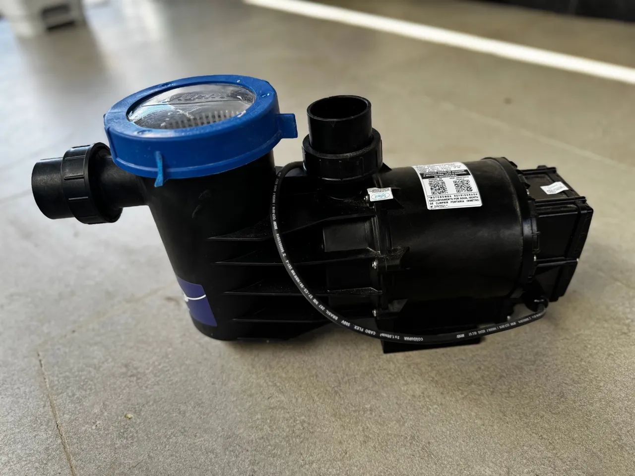 Bomba Para Piscina 3/4 Cv Motobomba Silenciosa Syllent 220v - Foto 3