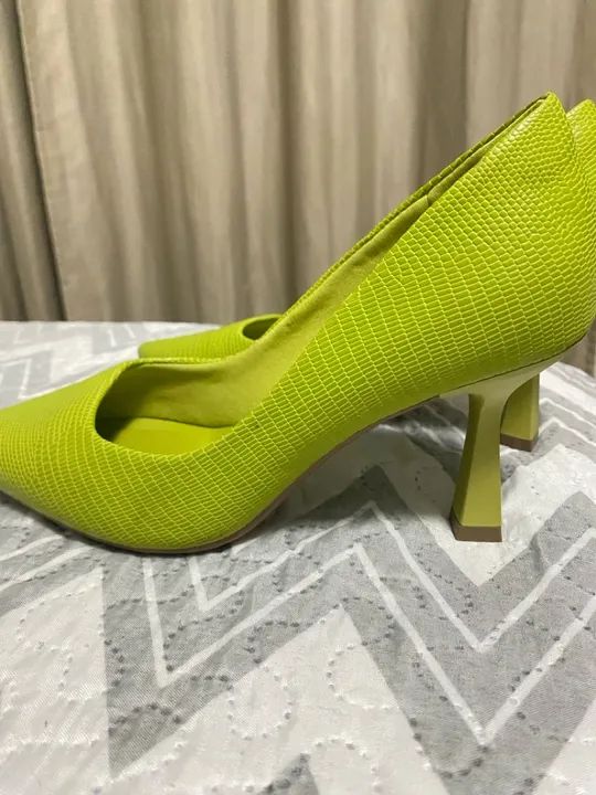 Scarpan verde limão Comfort - Foto 4