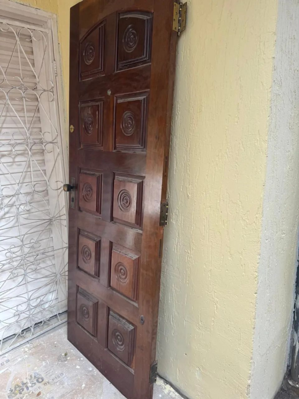 porta de madeira
