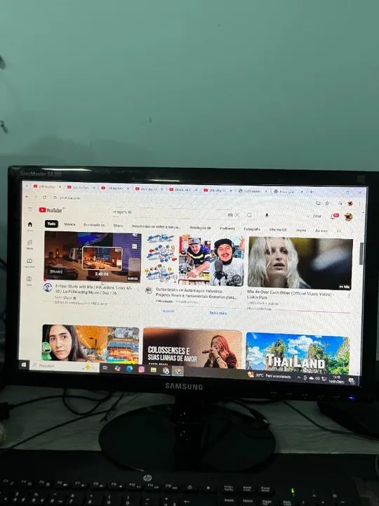 Monitor 18.5 LED Samsung S19A300B HD Widescreen VGA e DVI-D