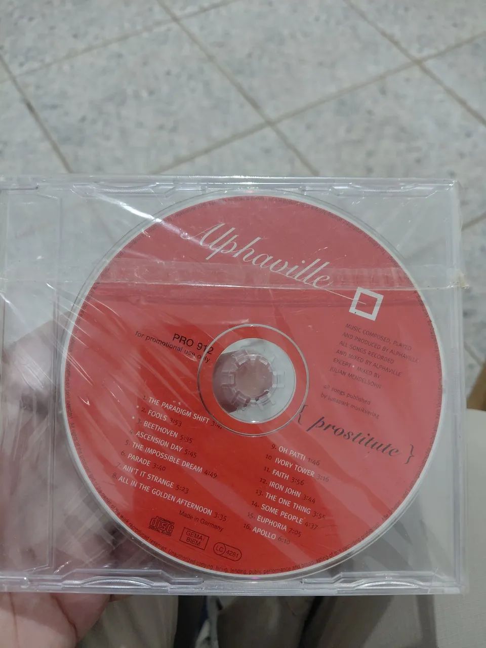 CD Alphaville - Prostitute ( promocional) - Foto 2