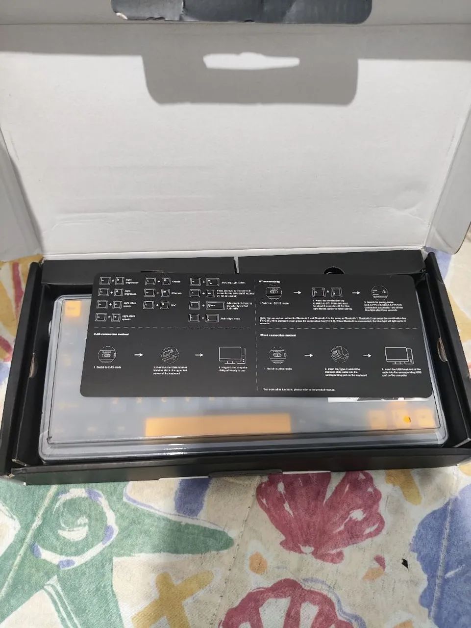 AULA F75 Black - switch TTC crescent- novo - Foto 3