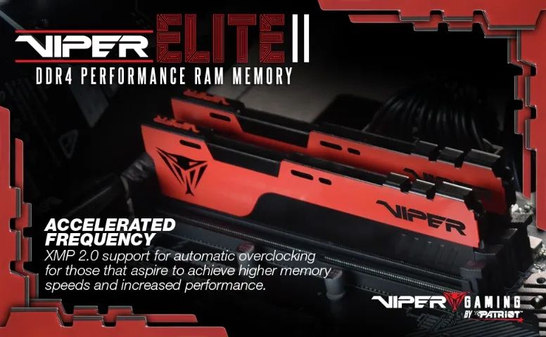 Memória DDR4 32GB 3600mhz Patriot Viper Elite II (2x16gb