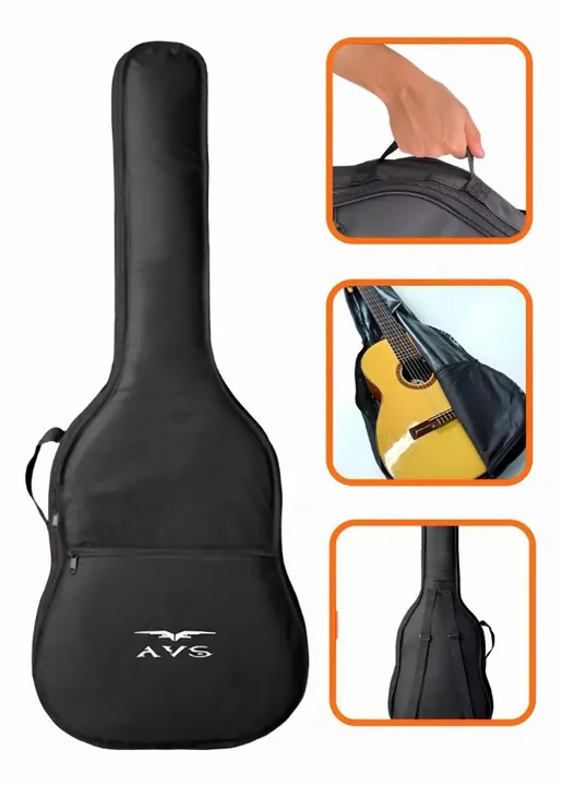 Capa Violão Clássico ou Folk Case Bag Alça Dupla Proteção