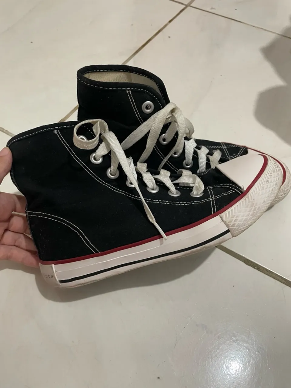 Tênis Cano Alto Preto