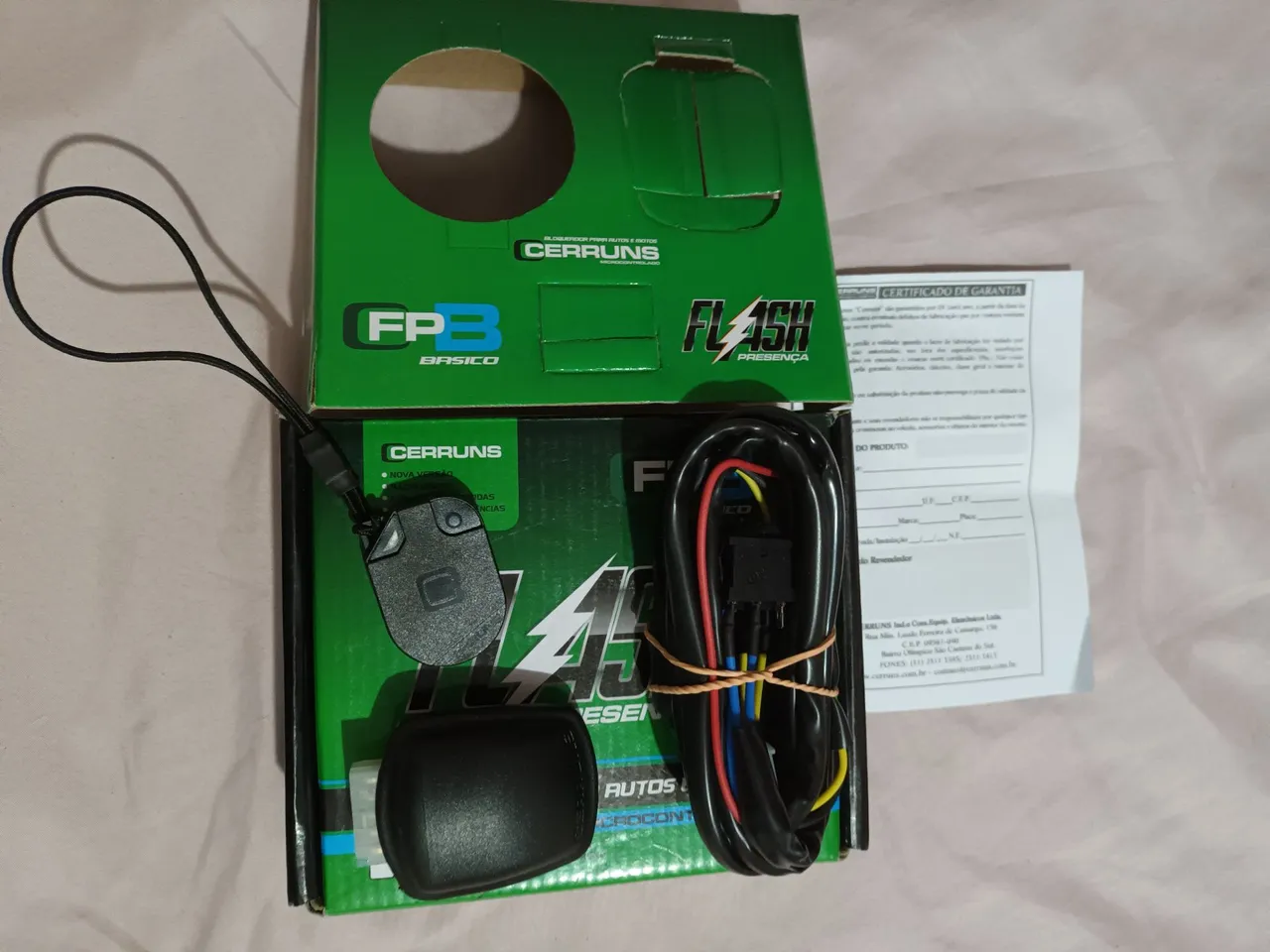 Alarme Automotivo Presença FP3 Básico Cerruns