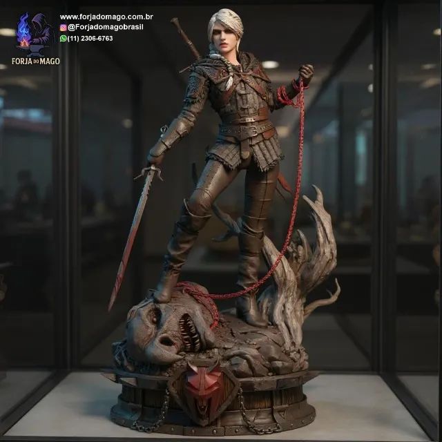 Action Figure The Witcher Yennefer e Ciri