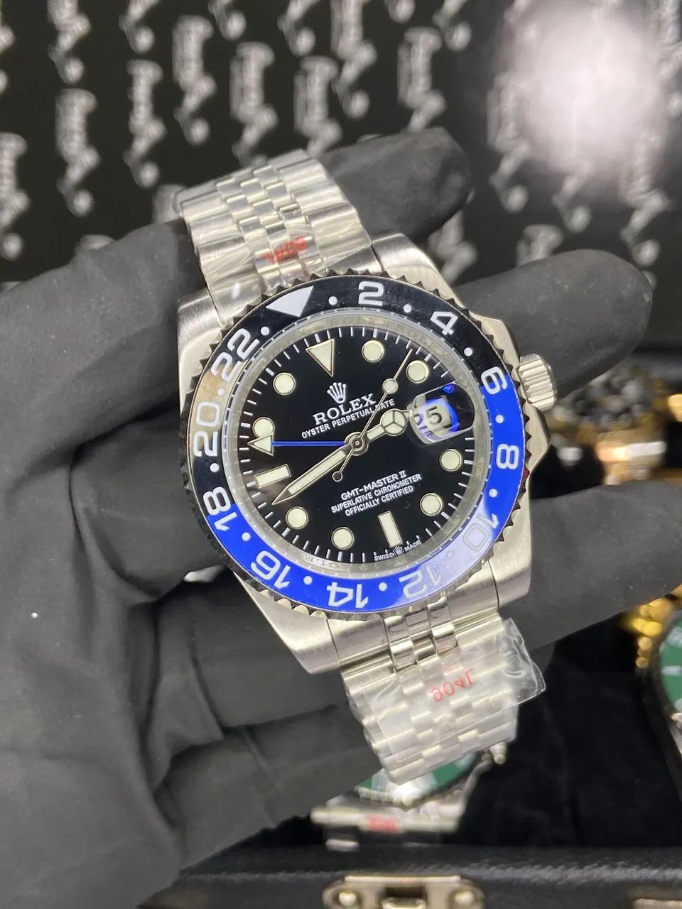 Rolex GMT master II Batman Jubilee 
