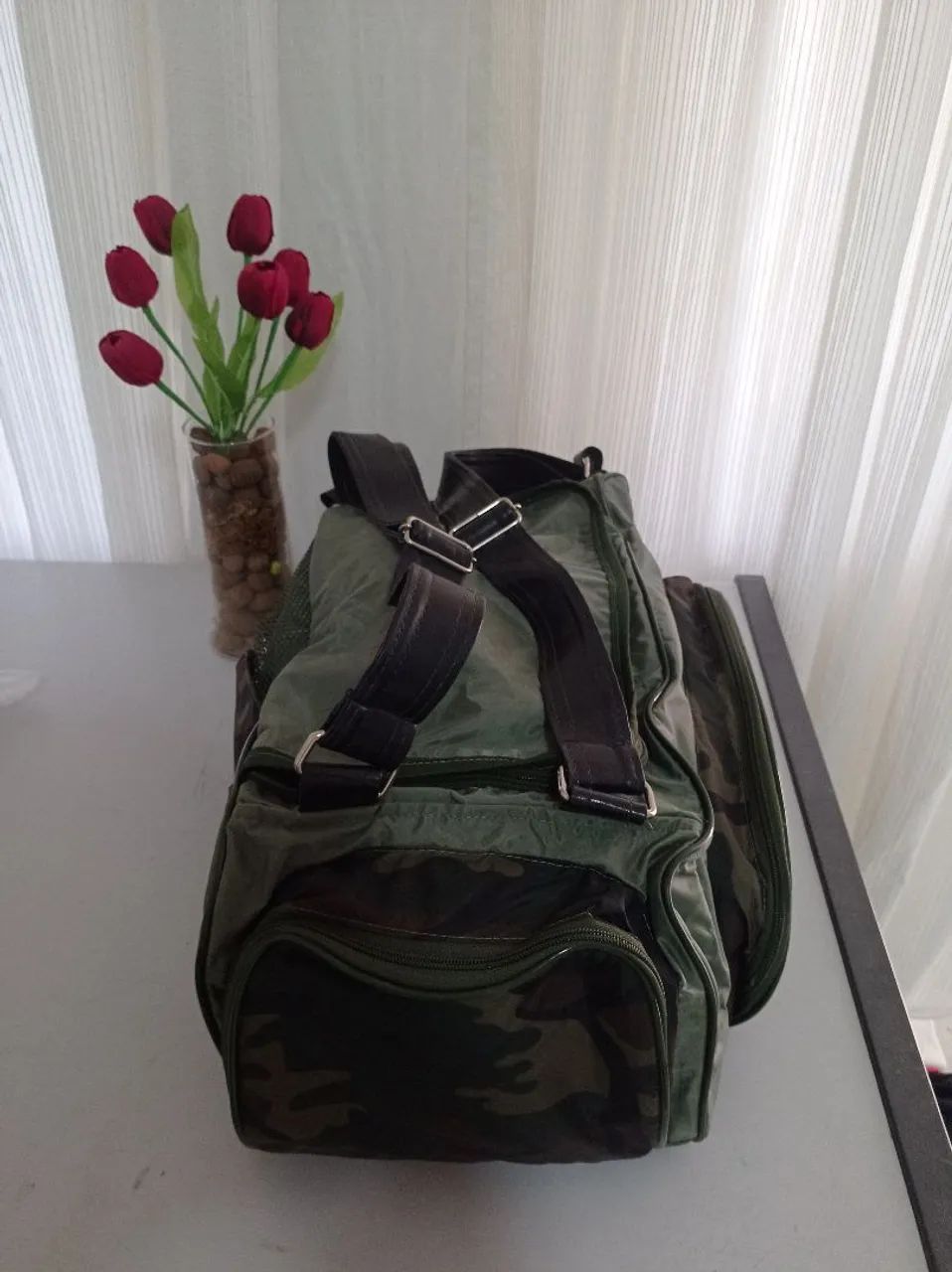 Bolsa de viagem termica camuflada - ideal para viagens e atividades ao ar livre - Foto 2
