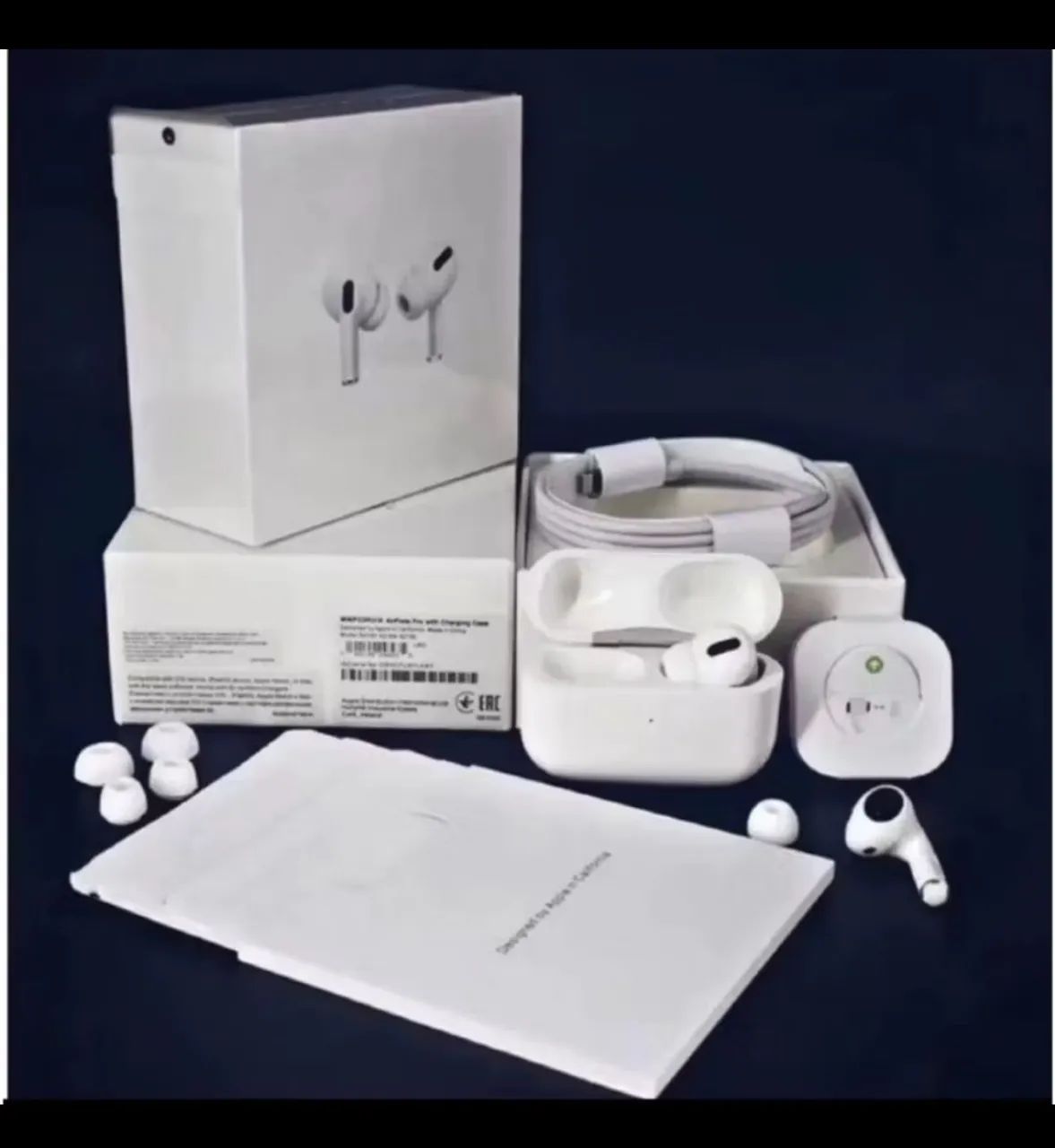 Fone de ouvido Airpods Pro 5 Bluetooth estéreo com cancelamento de ruídos  - Foto 2