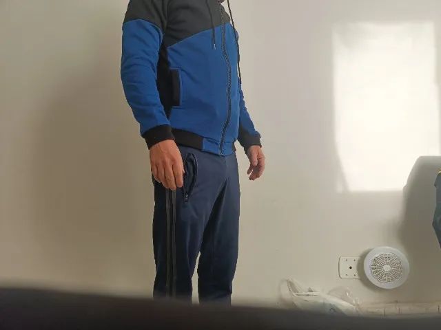 Moletom C/capuz, duplo zíper  - Foto 3