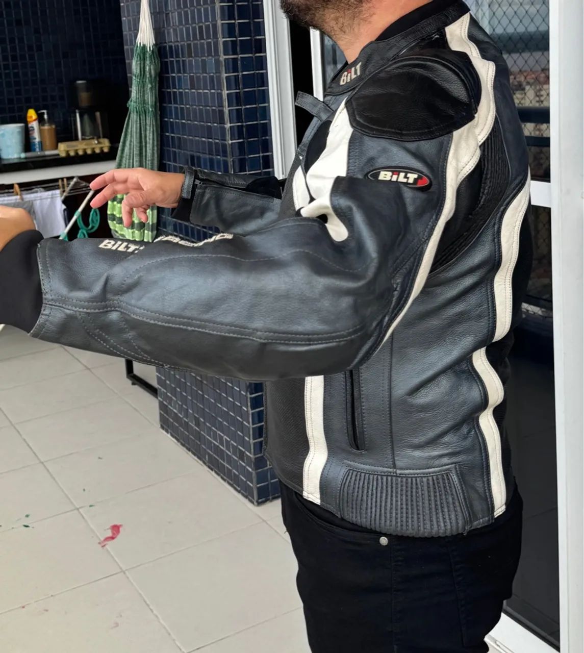 Jaqueta de couro para moto - importada EUA - Foto 2
