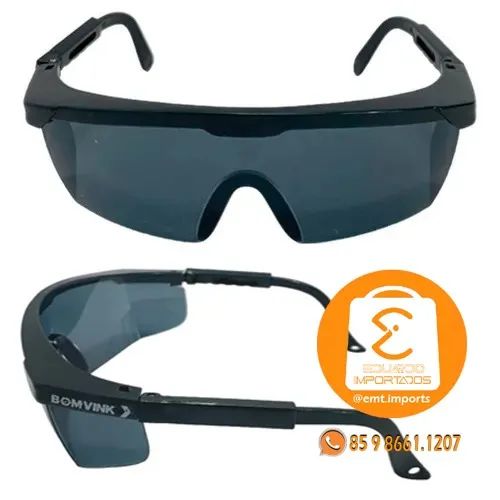 Óculos Segurança Preto BOM-7402