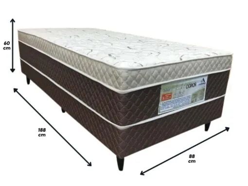 Cama box Light Sealed Solteiro D33- Produto Novo - Foto 2