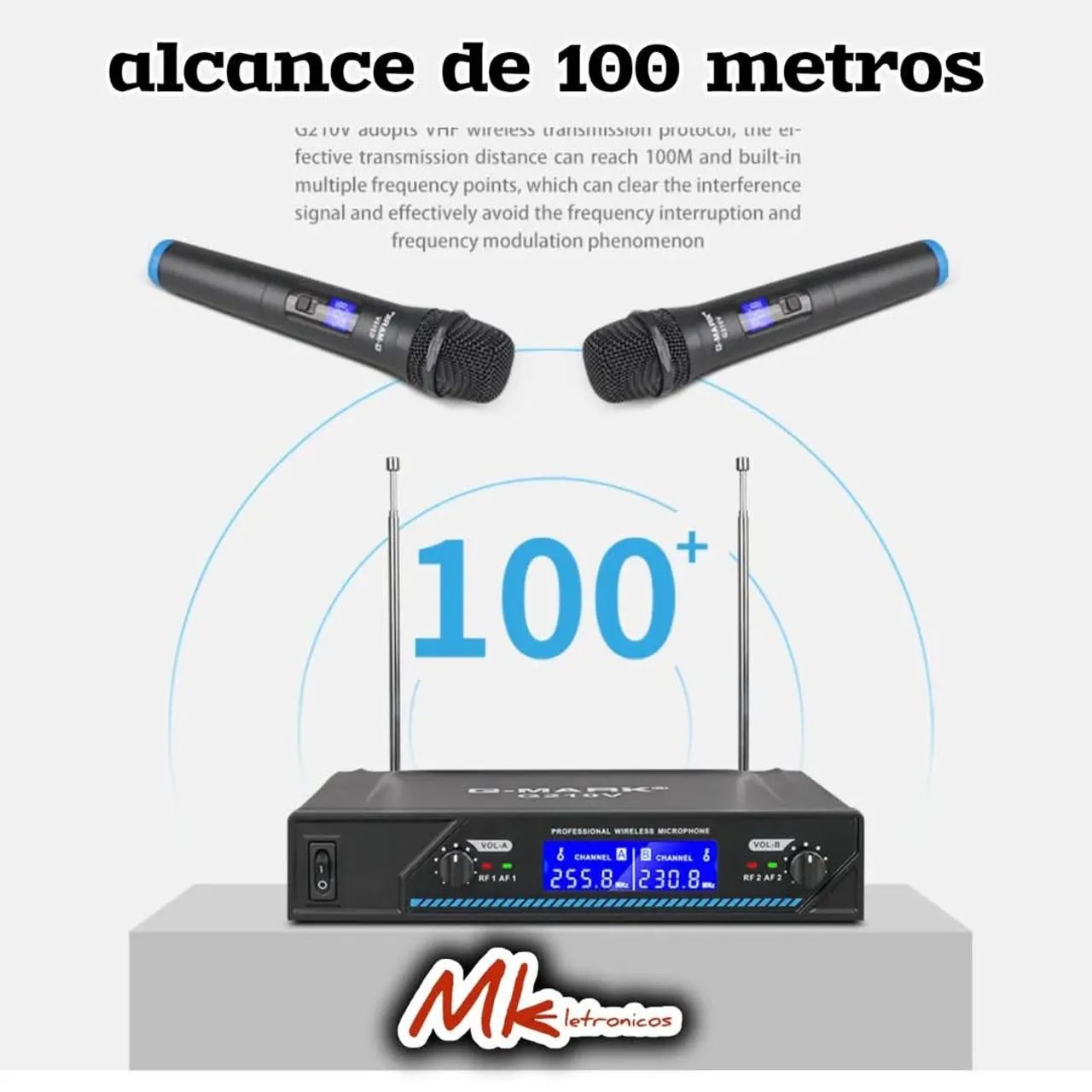 Microfone Sem Fio G-MARK G120  - Foto 6