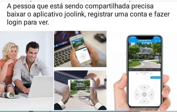 LENOVO Câmera de Segurança externa+cartão 64gbs/360 °/5G/Visão Noturna/Prova DE água/fulhd - Foto 5
