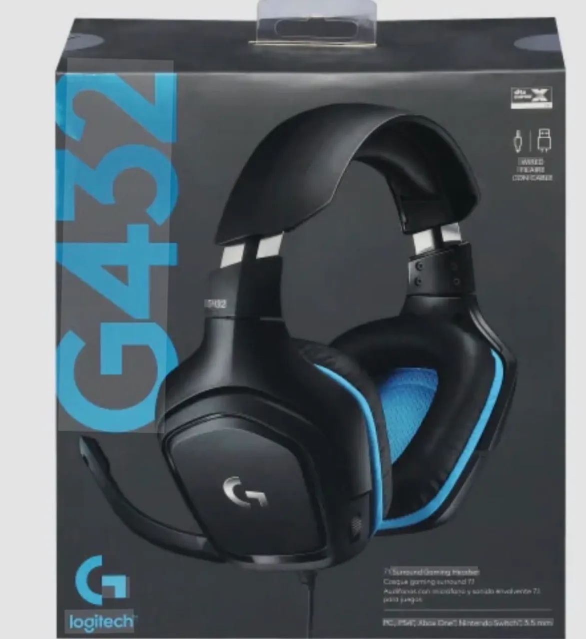 Headset Gamer G432 Logitech - Novo - Foto 2