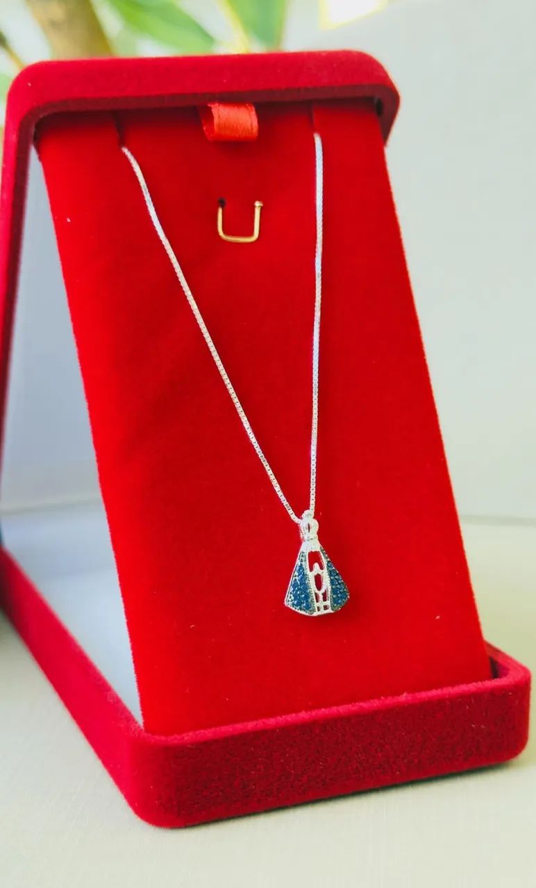 Corrente N° Sra. em Prata 925 