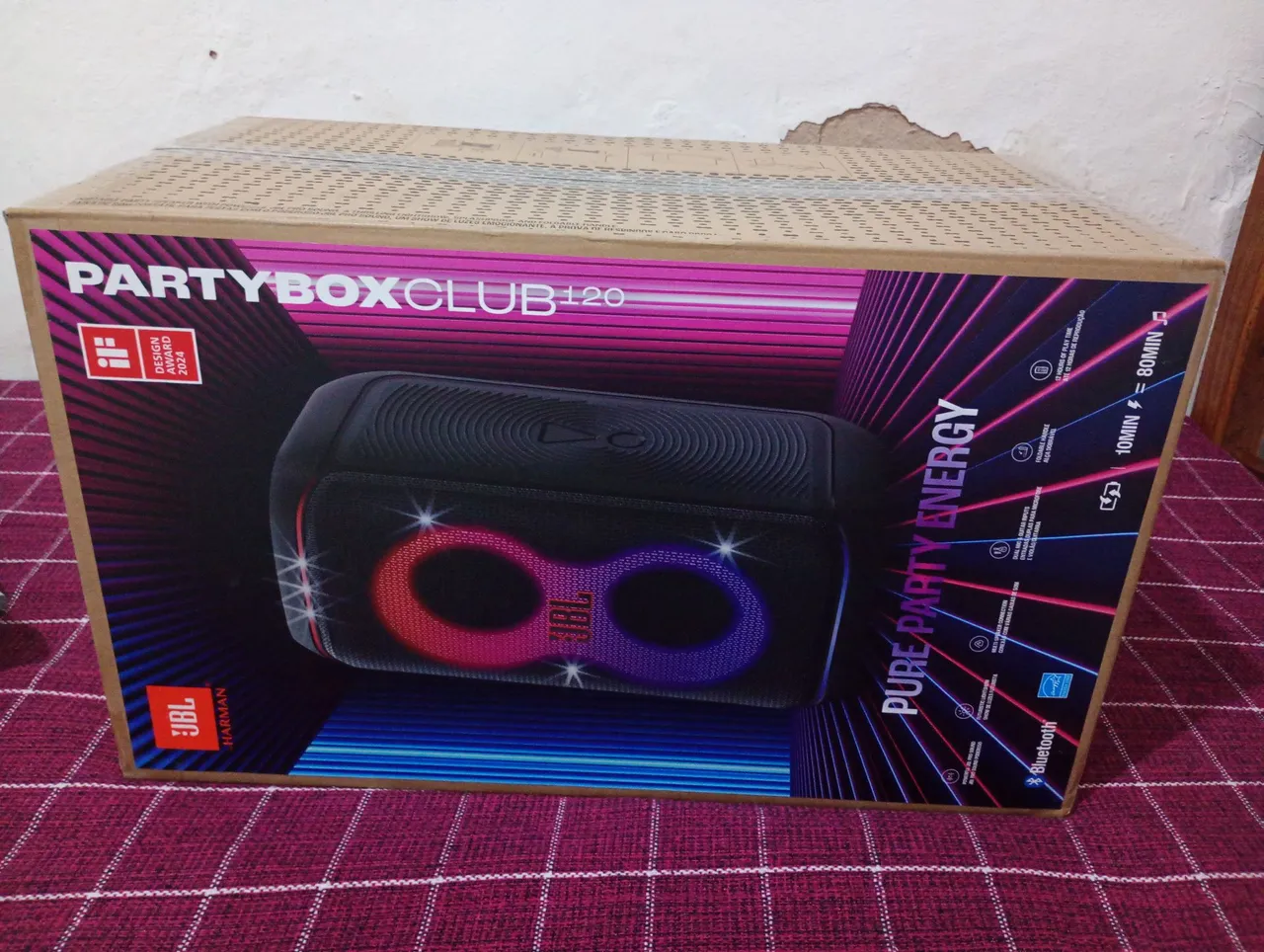 JBL PartyBox Club 120 - Som potente e design moderno