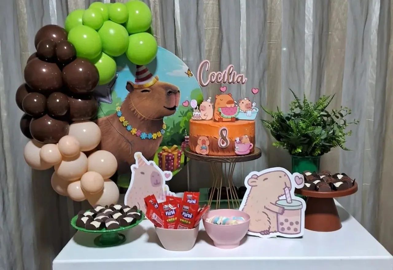 Mini festa na mesa