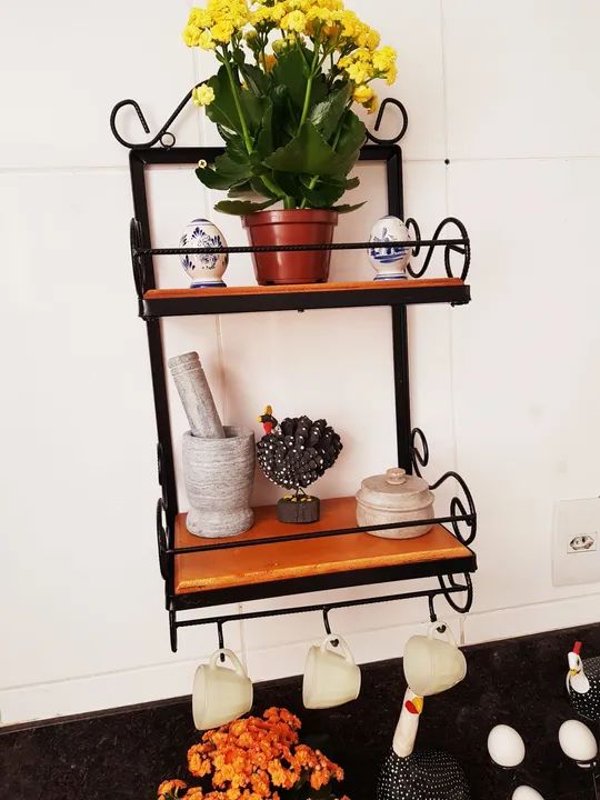 Prateleira com porta xícaras  - Foto 6