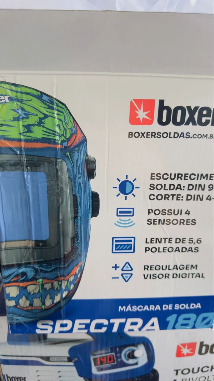 Máscara de solda Spectra 180 da boxer  - Foto 2