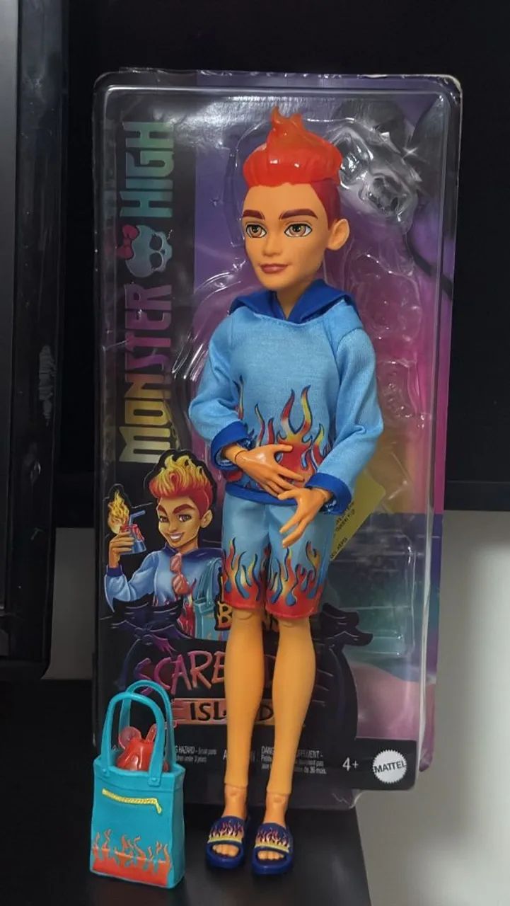 Boneco Monster High Scaridise Island heath burns g3