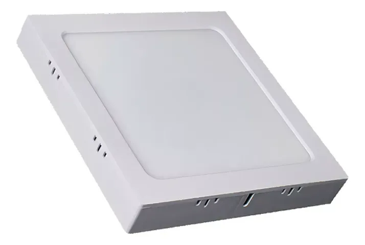 Painel Plafon Luminária Led Sobrepor Quadrado 24w 6500k Cor Branco Bivolt 110v 220v
