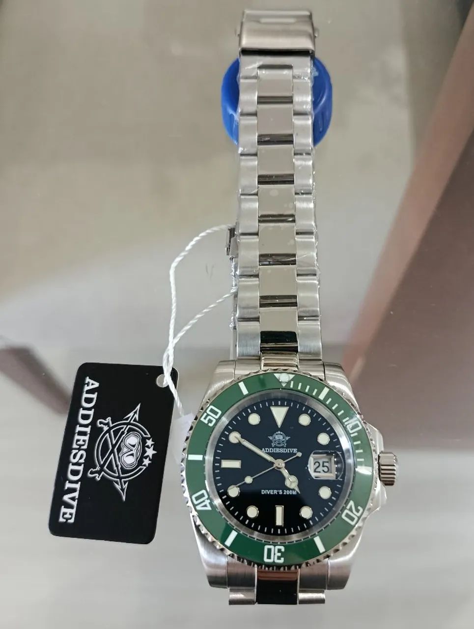 Relógio AddiesDive Submariner Quartz Myiota 2115<br> - Foto 5