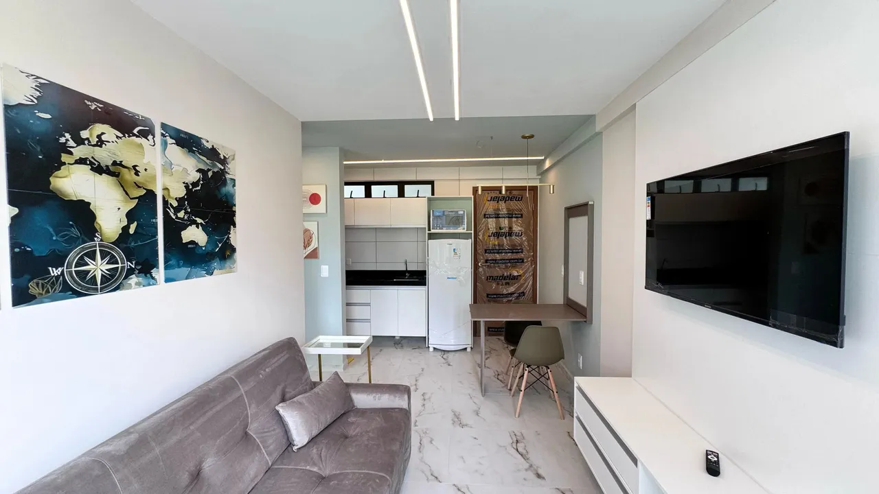 Apartamento para locação de 1 quarto mobiliado em Boa Viagem, Recife - PE