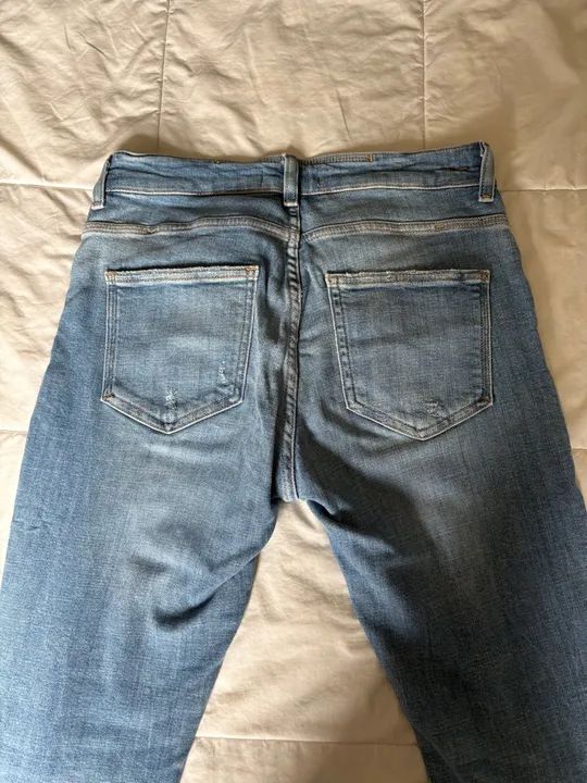Calça Jeans Destroyed Zara Man - Foto 5