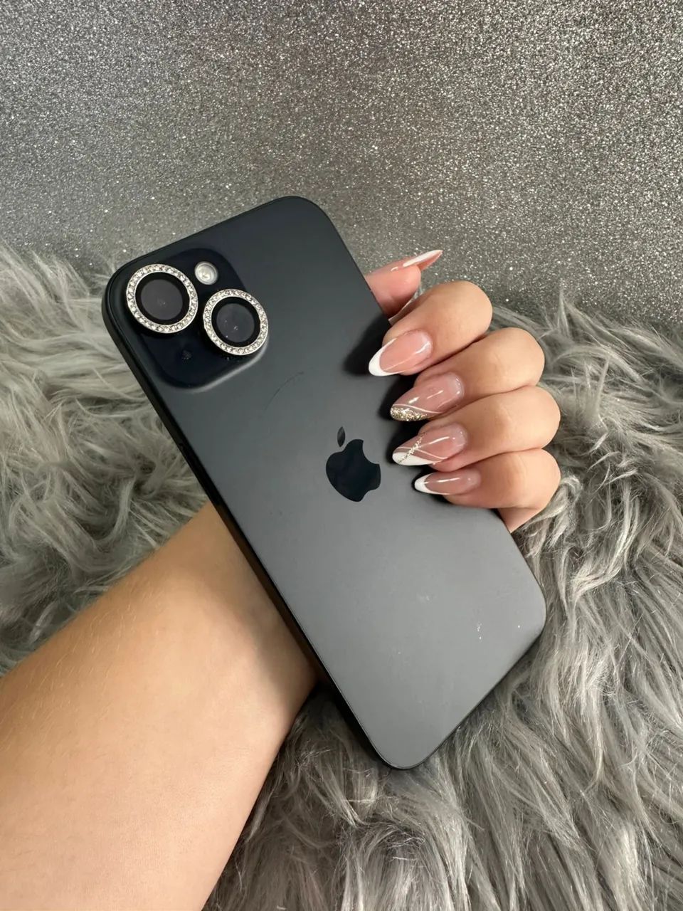 IPHONE 15 ?PRETO 128GB ?86% COM CAIXA - Celulares e Smartphones