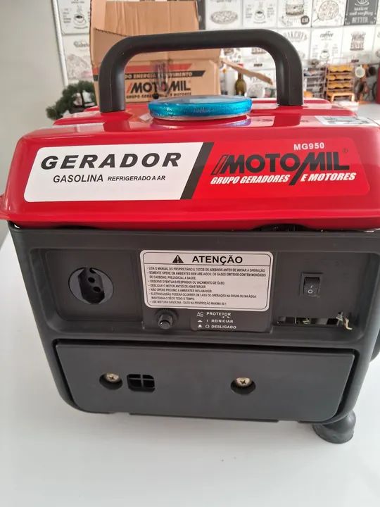 Gerador Moto Mil 950 Gasolina - Refrigerado a Ar
