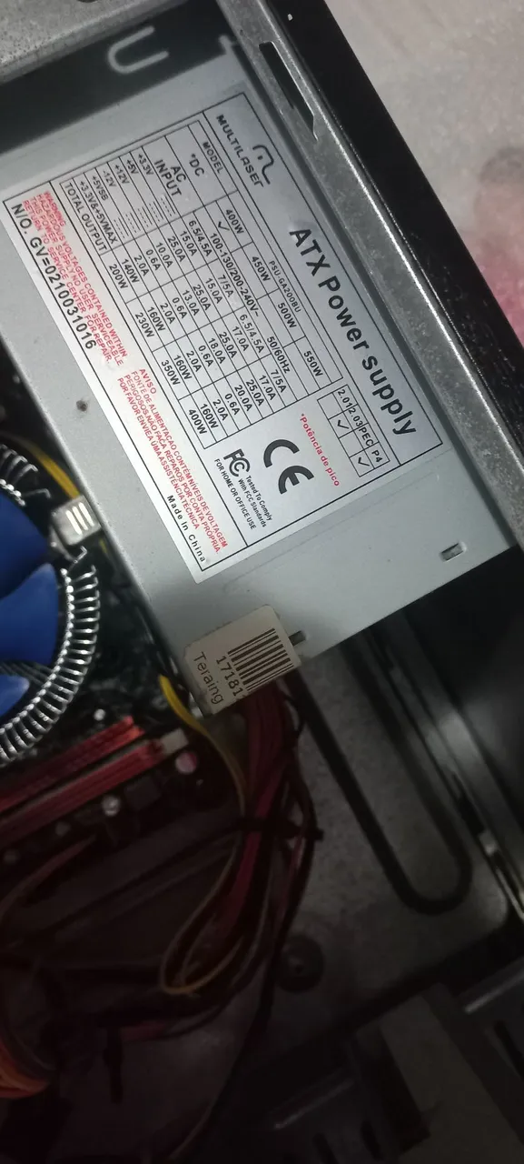 Fonte ATX Multilaser 400W