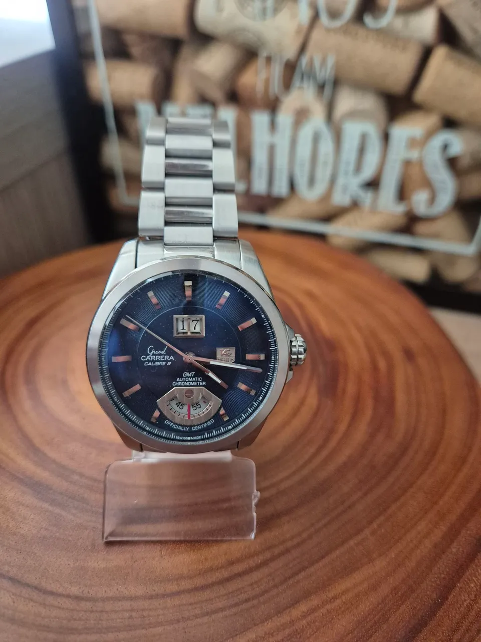 Relógio Tag Heuer Grand Carrera Calibre 8 GMT