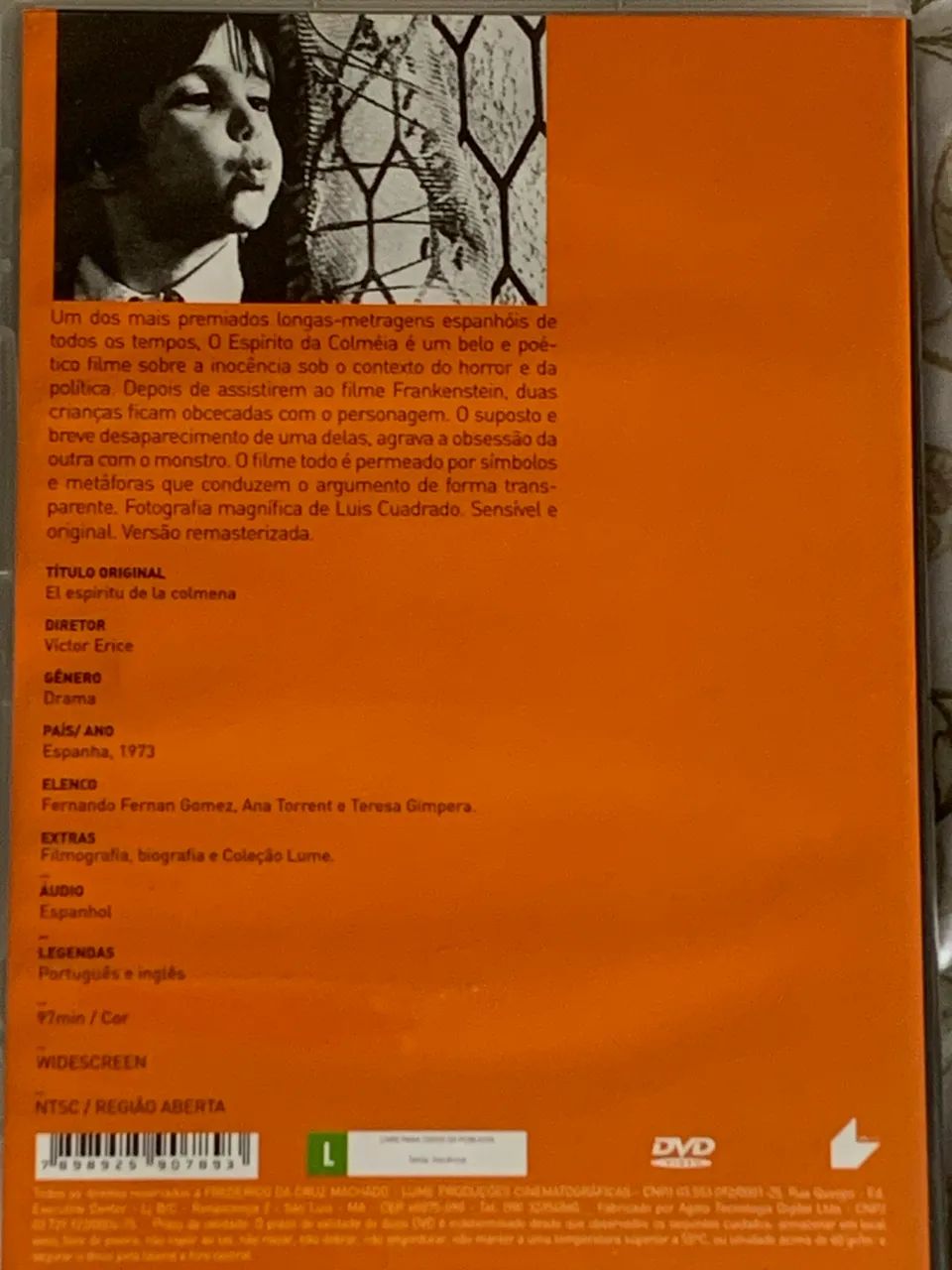 Dvd O Espírito da Colmeia- Lume - Foto 2